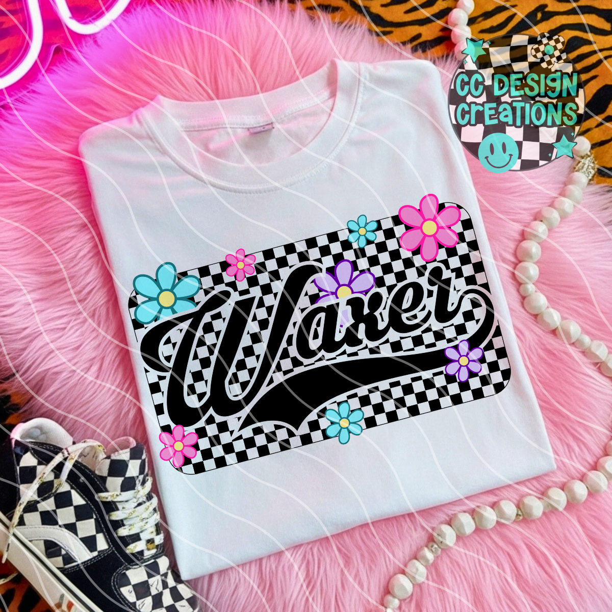 Waxer Retro Spring PNG Digital Download