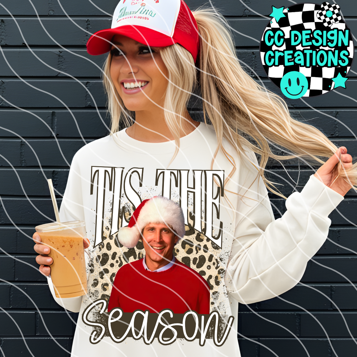 TIS THE SEASON CLARK PNG DIGITAL DOWNLOAD