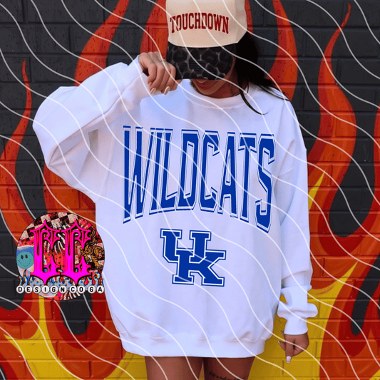 WILDCATS 2 RETRO FOOTBALL PNG DIGITAL DOWNLOAD