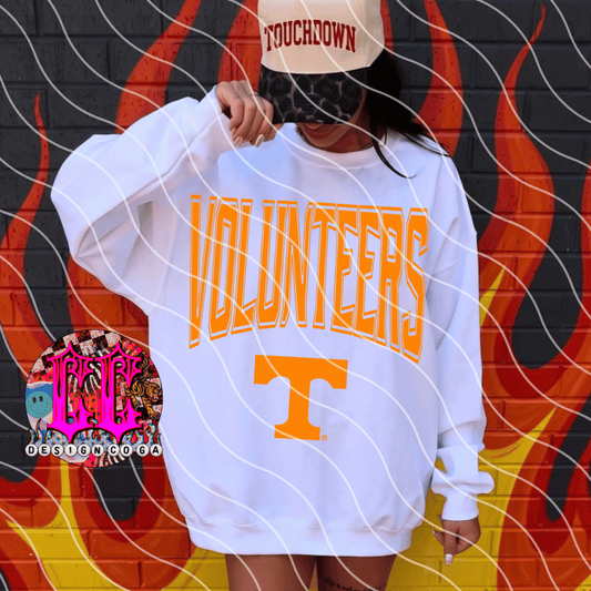 VOLS 2 RETRO FOOTBALL PNG DIGITAL DOWNLOAD