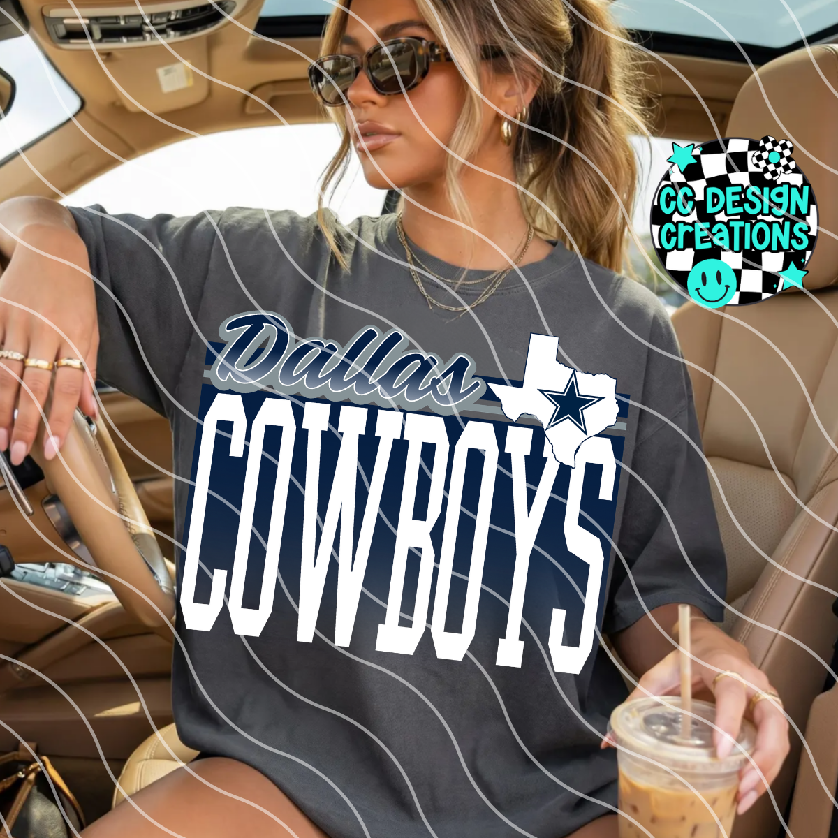 DAL COWBOYS RETRO GAME DAY FOOTBALL PNG DIGITAL DOWNLOAD