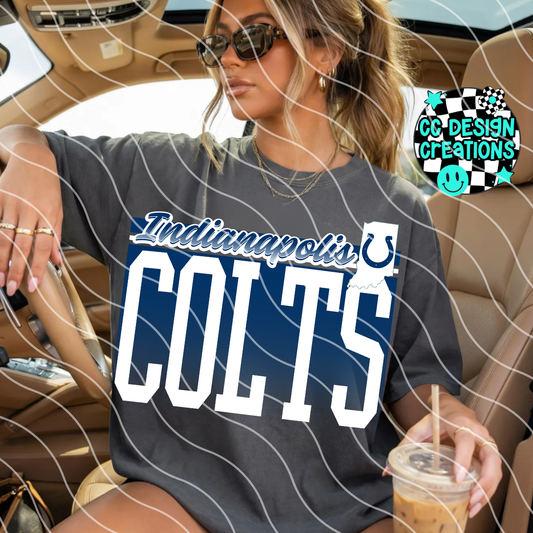 COLTS RETRO GAME DAY FOOTBALL PNG DIGITAL DOWNLOAD