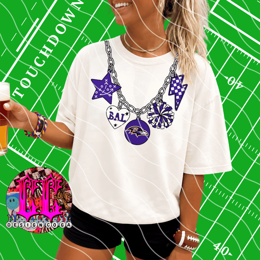 RAVE GAME DAY NECKLACE PNG DIGITAL DOWNLOAD