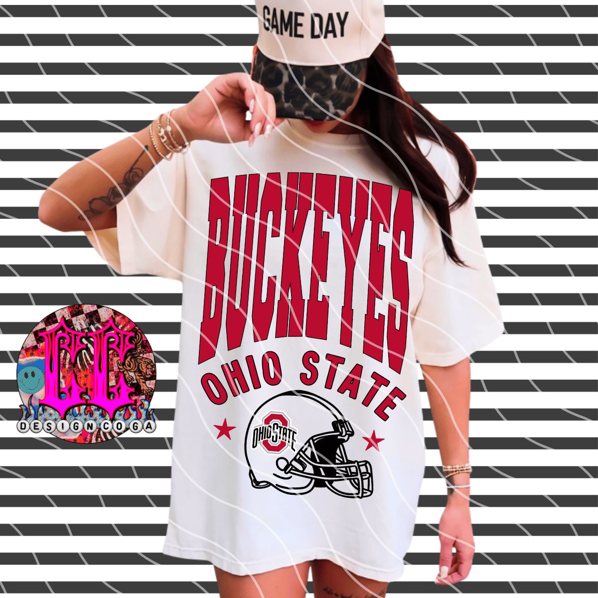 BUCK EYES VARSITY THROWBACK PNG DIGITAL DOWNLOAD