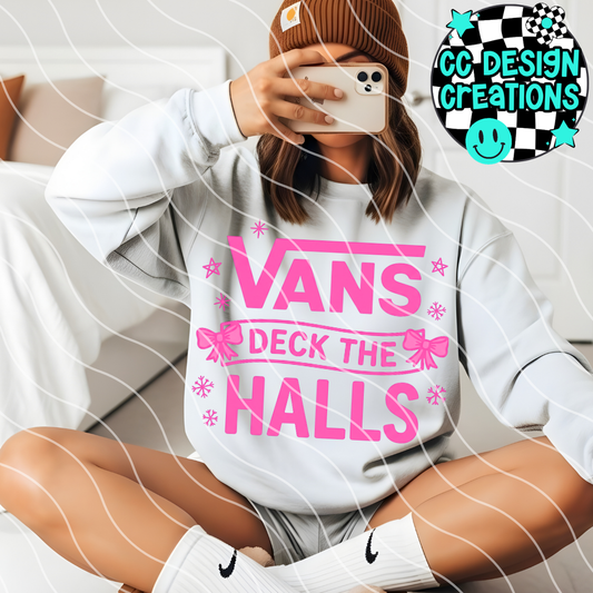 VANS CHRISTMAS PINK PNG DIGITAL DOWNLOAD