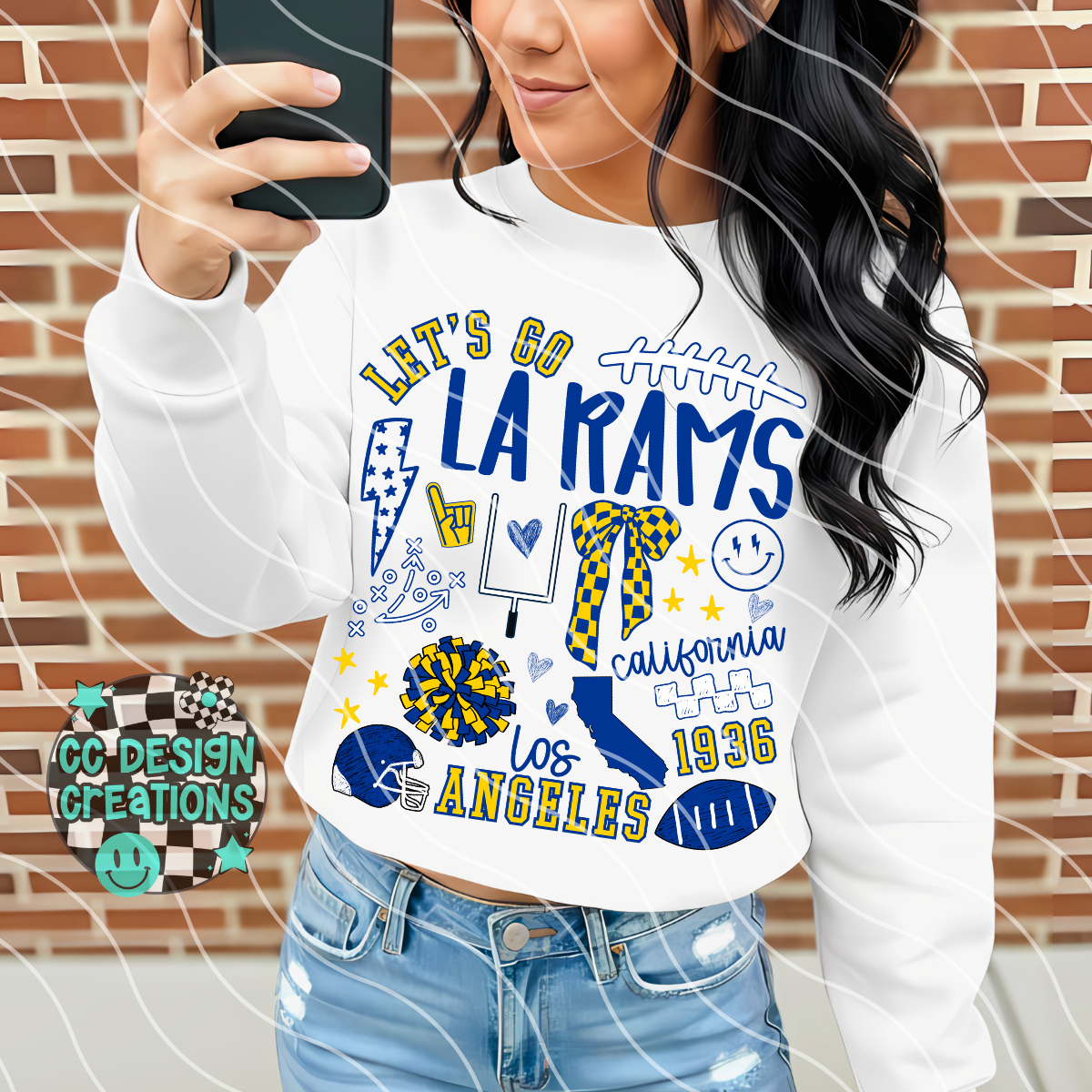 Rams Collage PNG Digital Download