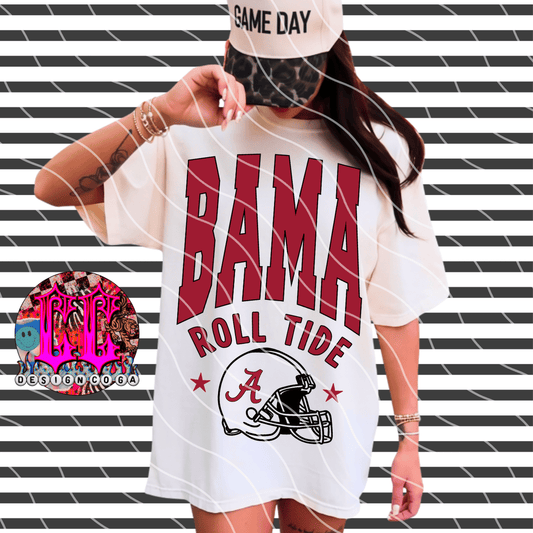 BAMA VARSITY THROWBACK PNG DIGITAL DOWNLOAD