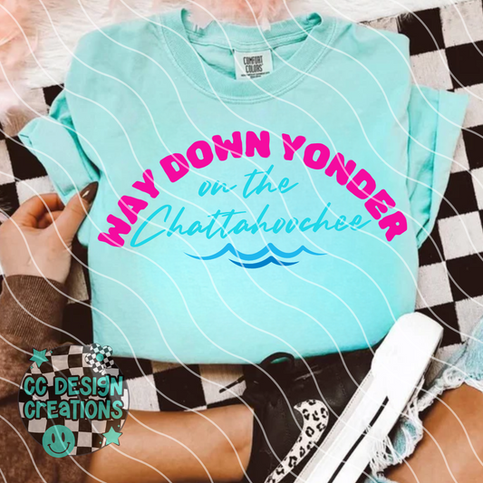 Way Down Yonder On The Chattahoochee PNG Digital Download