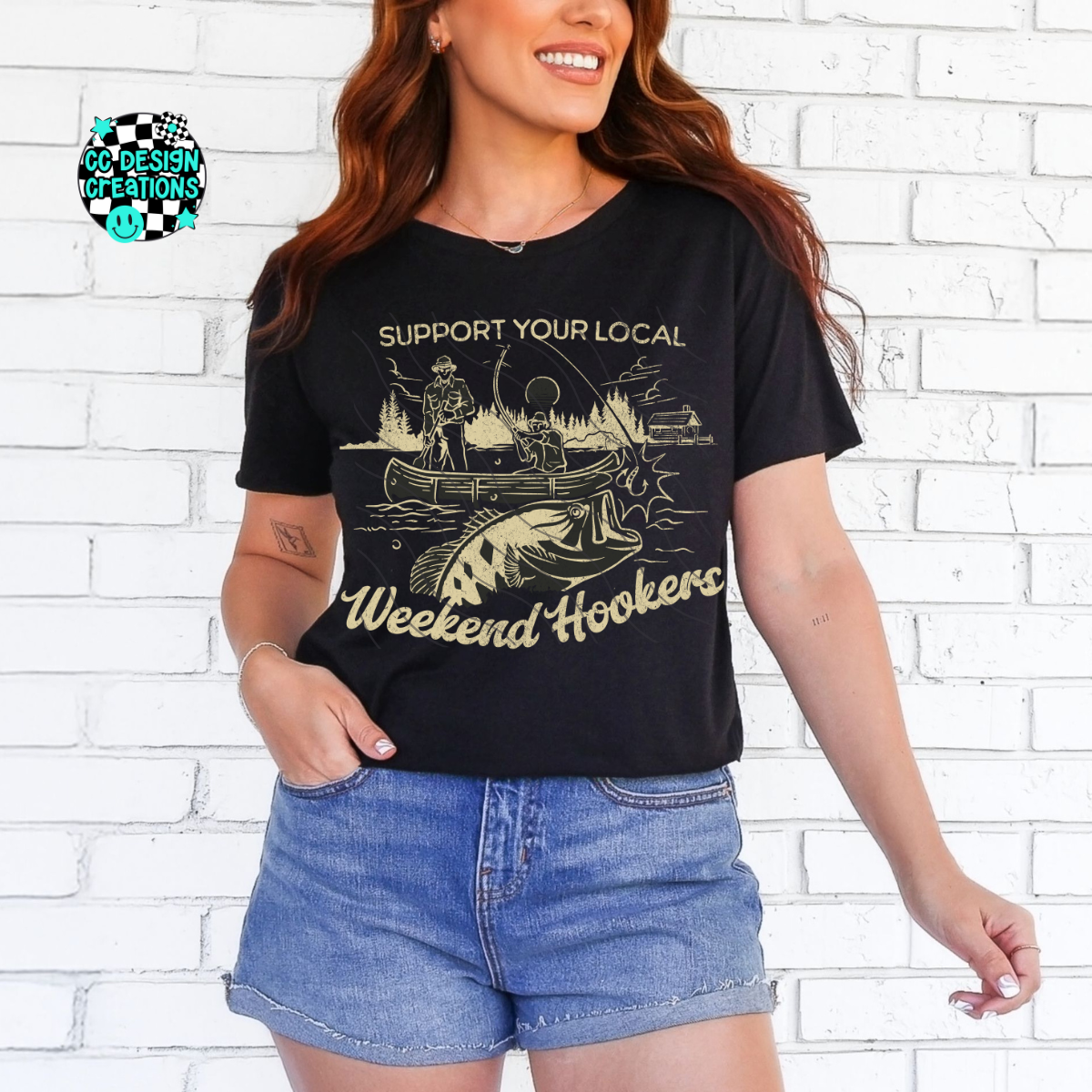 Weekend Hookers Fishing PNG Digital Download
