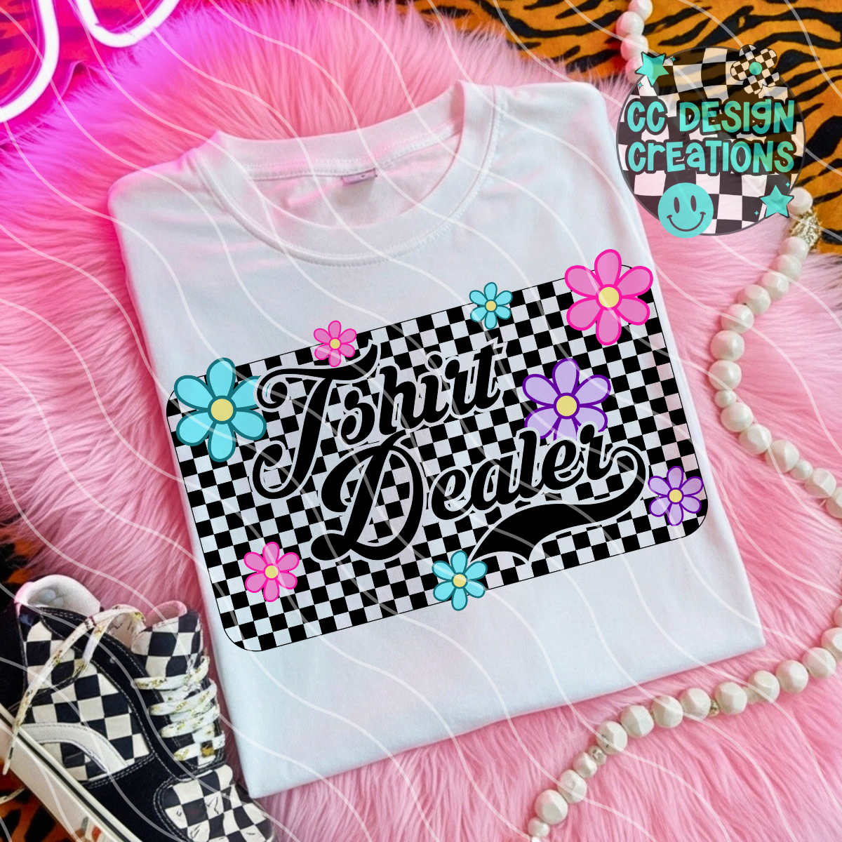 Tshirt Dealer Retro Spring PNG Digital Download
