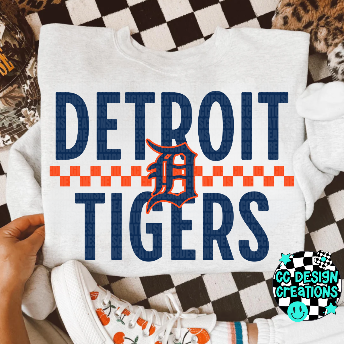 Tigers Retro PNG Digital Download