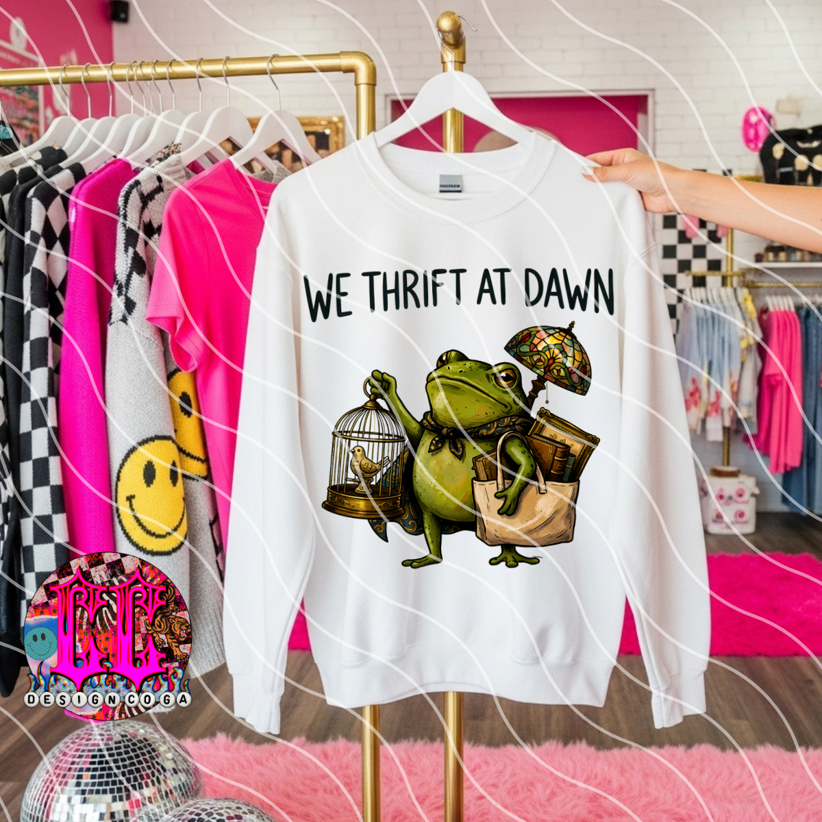 WE THRIFT AT DAWN PNG DIGITAL DOWNLOAD