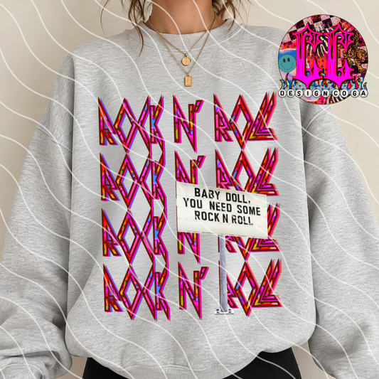 ROCKNROLL PNG DIGITAL DOWNLOAD