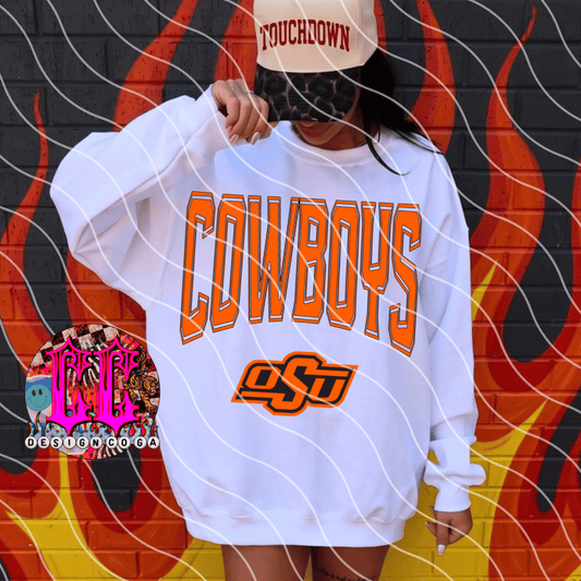 OS COWBOYS 2 RETRO FOOTBALL PNG DIGITAL DOWNLOAD
