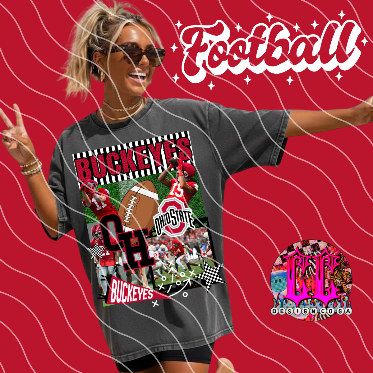 OHIO FOOTBALL MIX PNG DIGITAL DOWNLOAD
