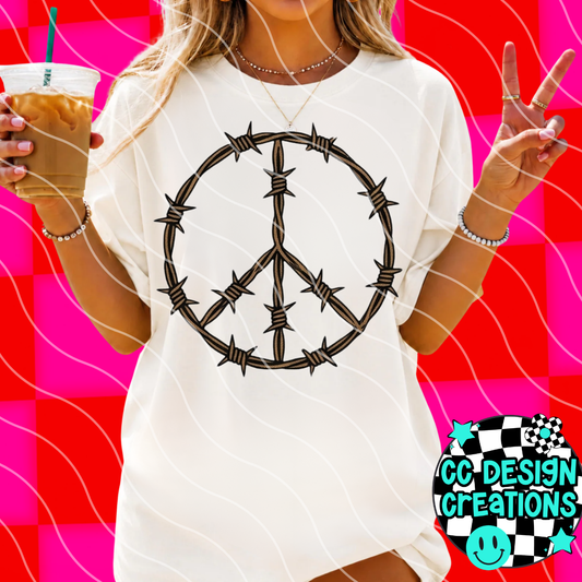 BARBWIRE PEACE PNG DIGITAL DOWNLOAD