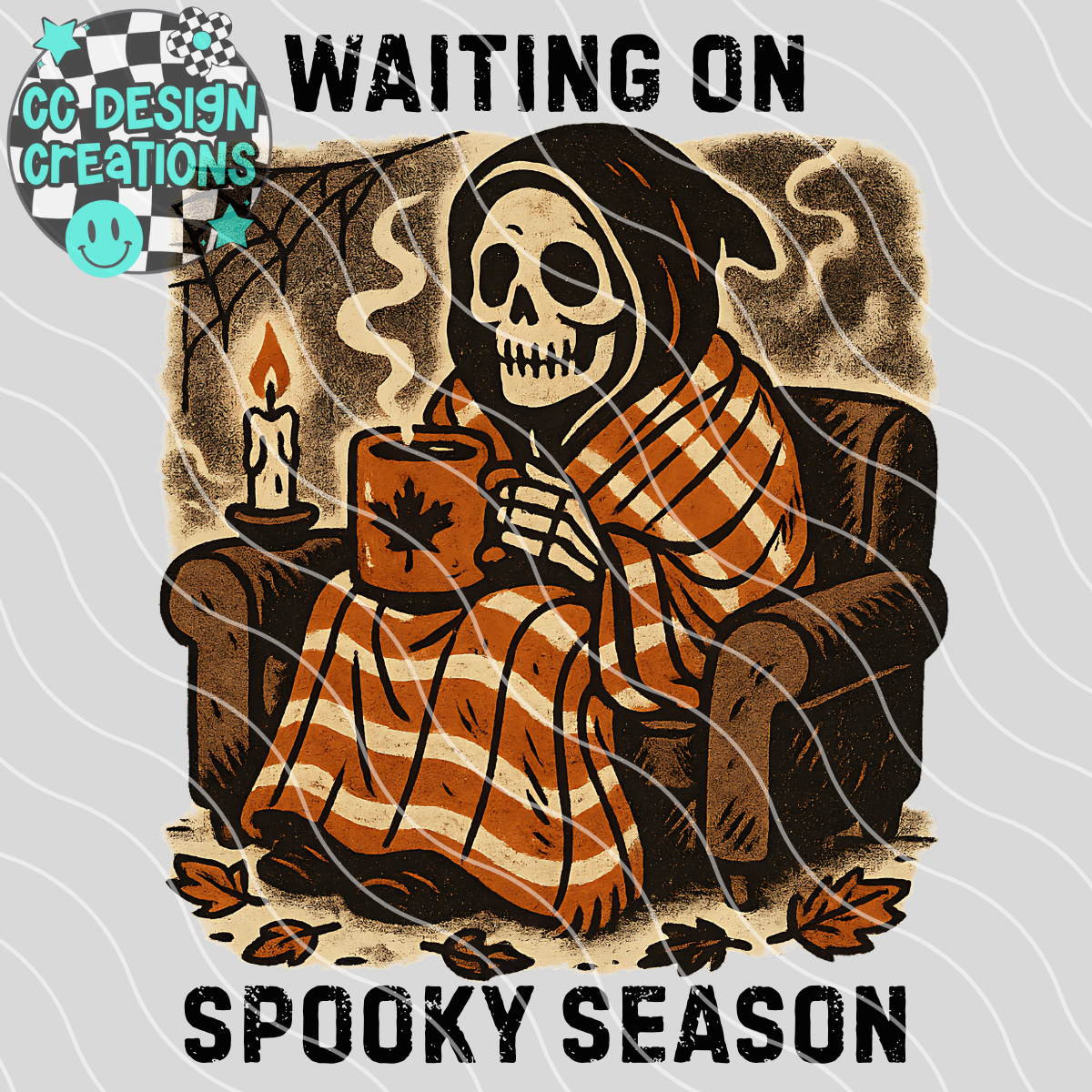 Waiting On Spooky Season PNG Digital Download