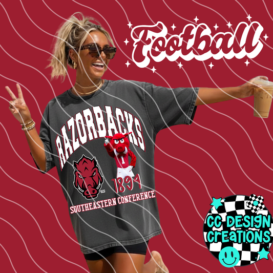 HOGS COLL EGE FOOTBALL PNG DIGITAL DOWNLOAD