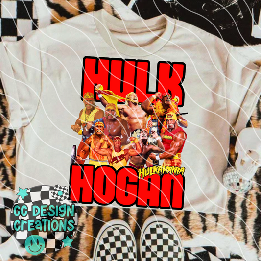 Hulk Hogan Collage PNG Digital Download