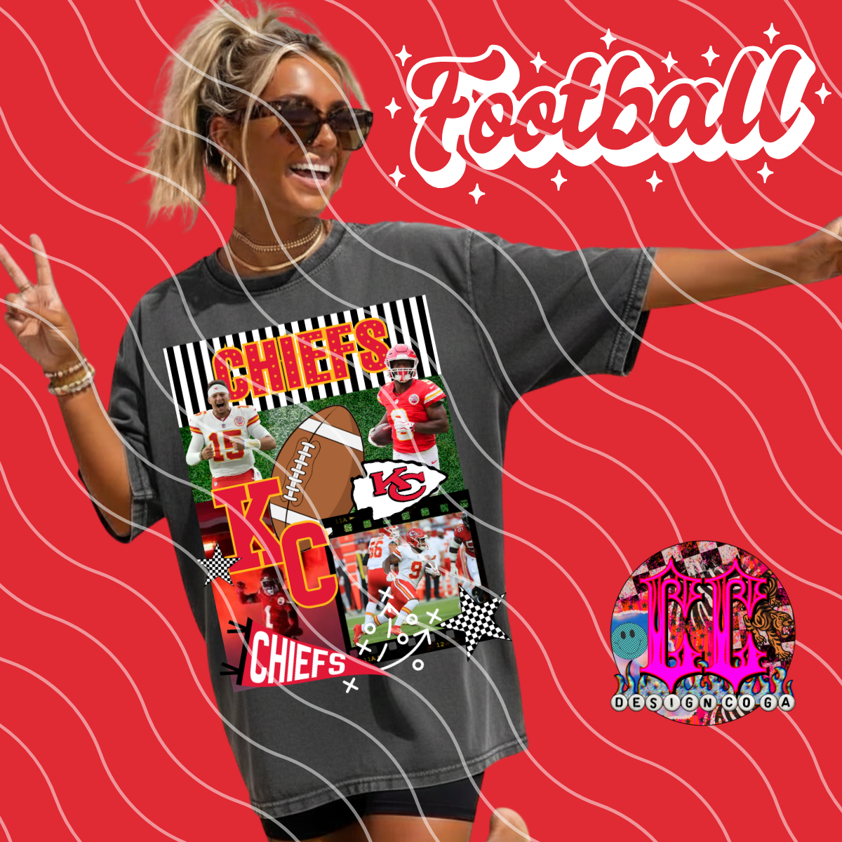 KC FOOTBALL MIX PNG DIGITAL DOWNLOAD