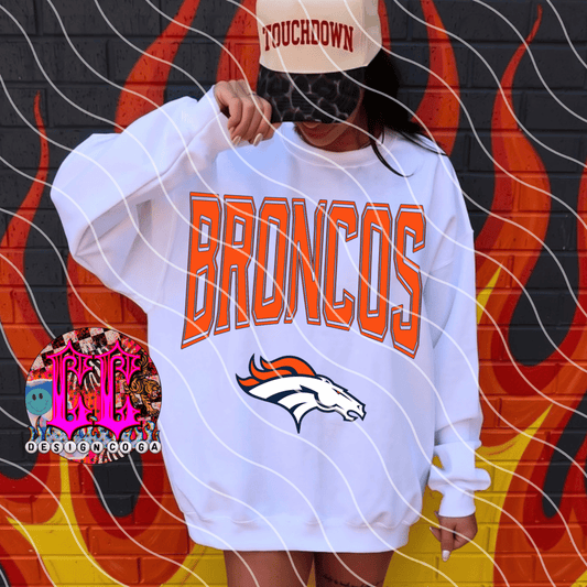 BRONC OS 2 RETRO FOOTBALL PNG DIGITAL DOWNLOAD
