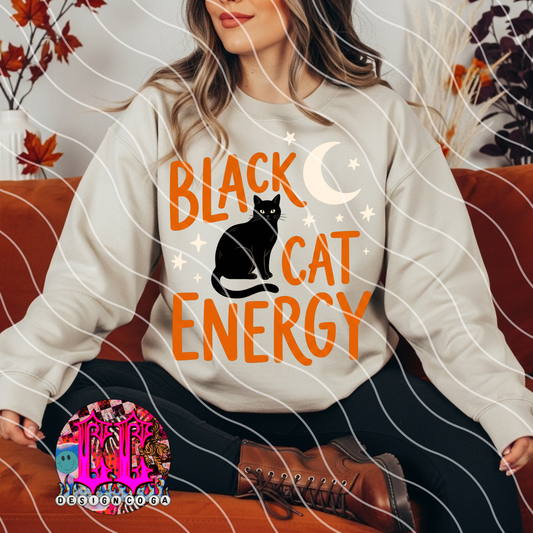 BLACK CAT ENERGY PNG DIGITAL DOWNLOAD