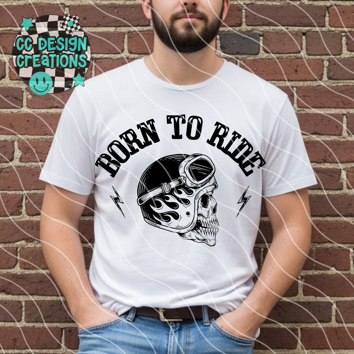 Born To Ride PNG Digital Download