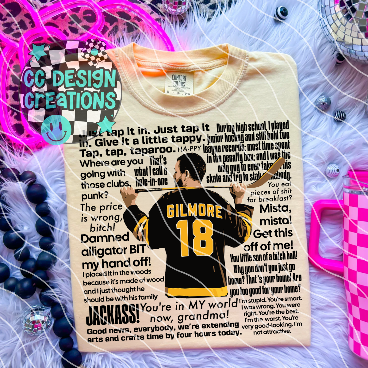 Happy Gilmore Collage PNG Digital Download