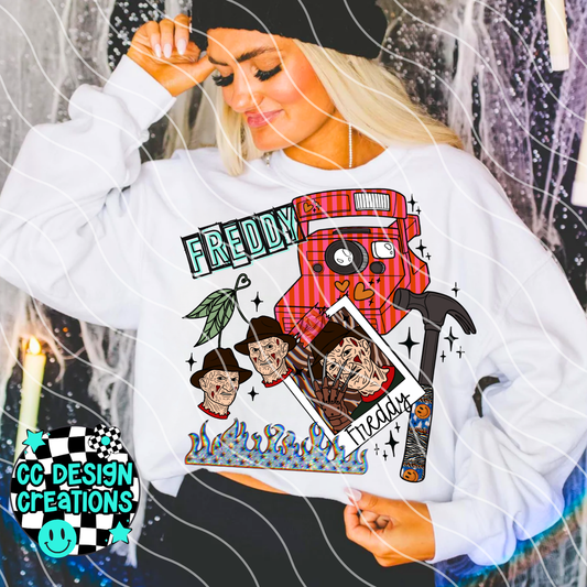 FREDDY HORROR SELFIE PNG DIGITAL DOWNLOAD