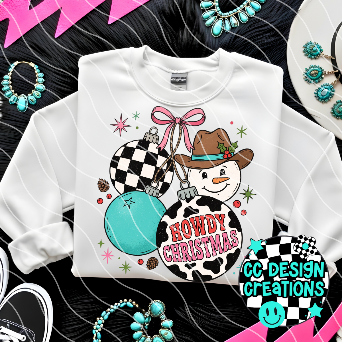 HOWDY CHRISTMAS PNG DIGITAL DOWNLOAD