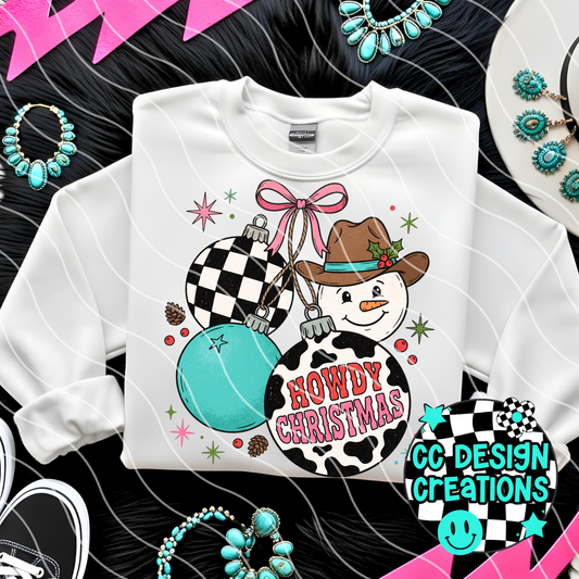 HOWDY CHRISTMAS PNG DIGITAL DOWNLOAD