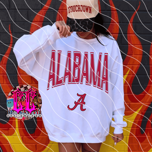BAMA 2 RETRO FOOTBALL PNG DIGITAL DOWNLOAD