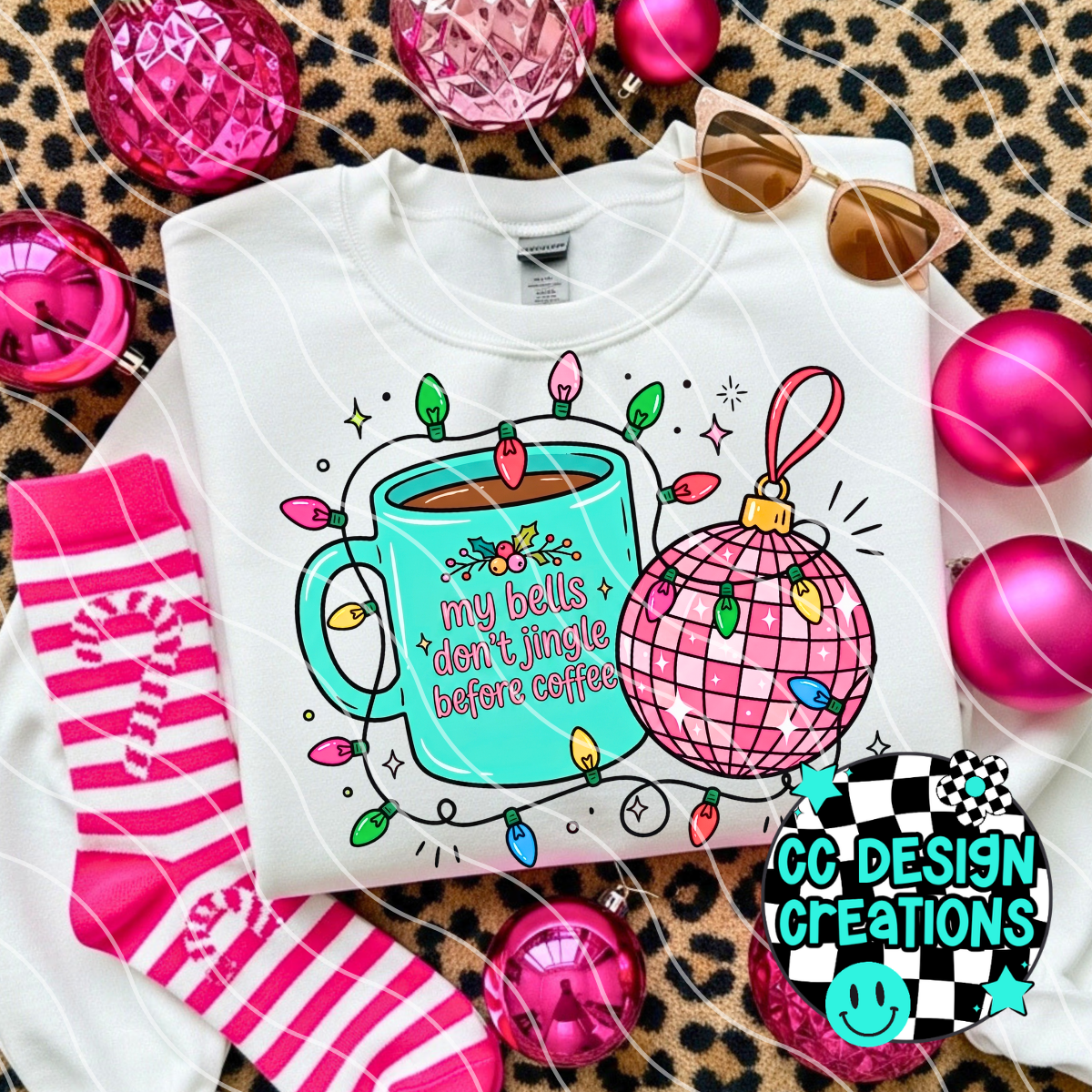 COFFEE CHRISTMAS PNG DIGITAL DOWNLOAD