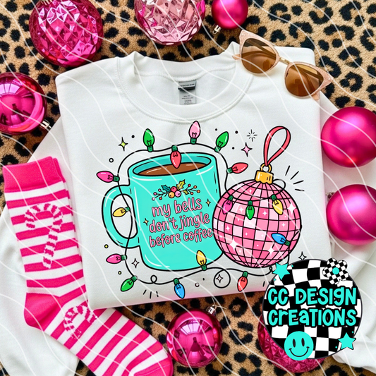 COFFEE CHRISTMAS PNG DIGITAL DOWNLOAD