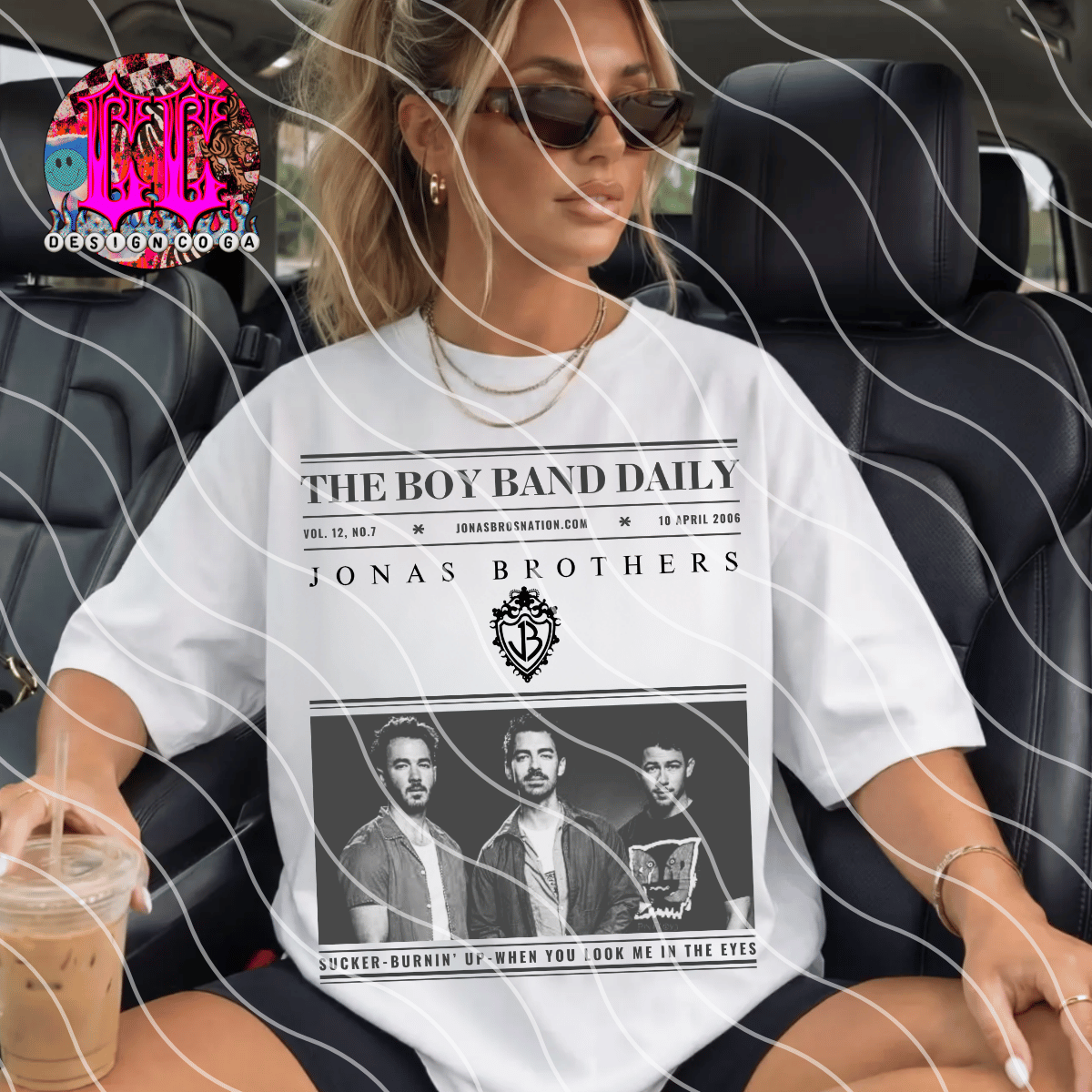 J BROS BOY BAND NEWSPAPER PNG DIGITAL DOWNLOAD