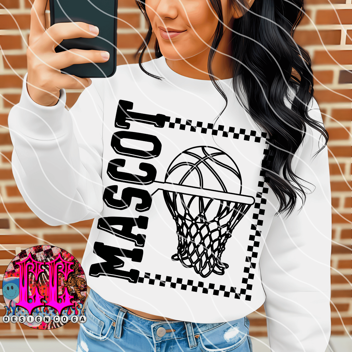 CUSTOM BASKETBALL CHECKER PNG DIGITAL DOWNLOAD