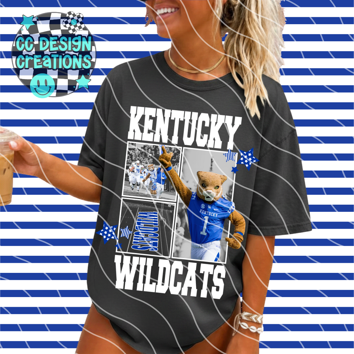 KY FOOTBALL COLLAGE PNG DIGITAL DOWNLOAD (WHITE + BLACK INCLUDED)