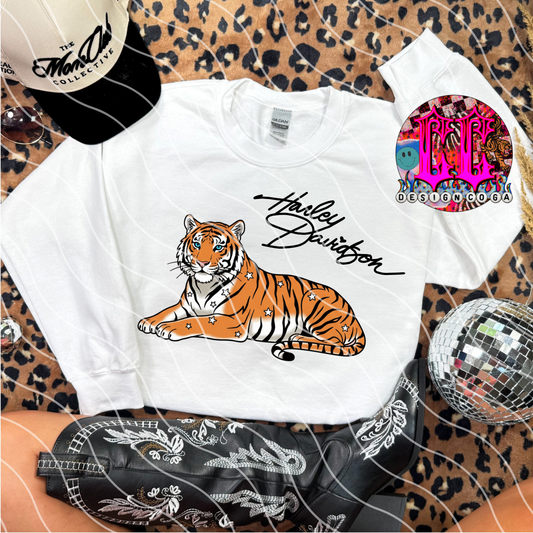 HARLEY TIGER PNG DIGITAL DOWNLOAD