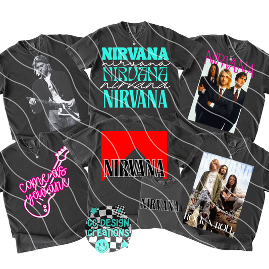 Nir vana BUNDLE PNG Digital Download
