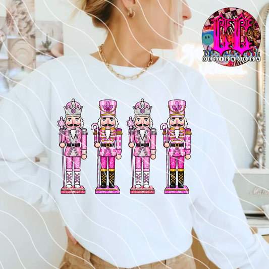 PINK NUTCRACKERS PNG DIGITAL DOWNLOAD