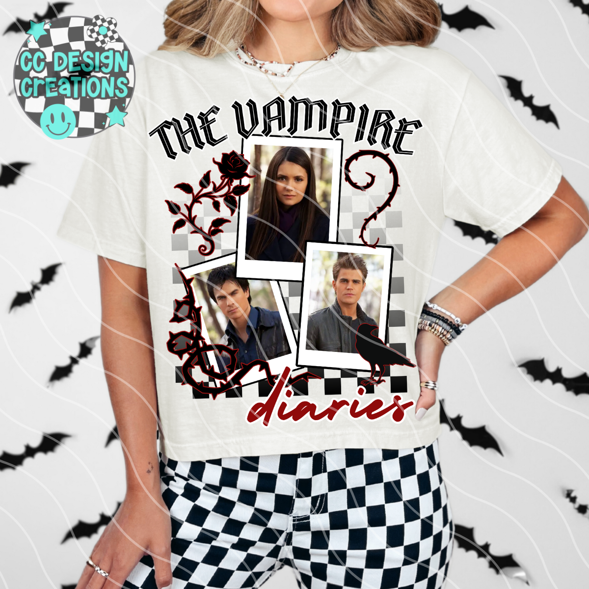 Vampire Diaries Polaroids PNG Digital Download