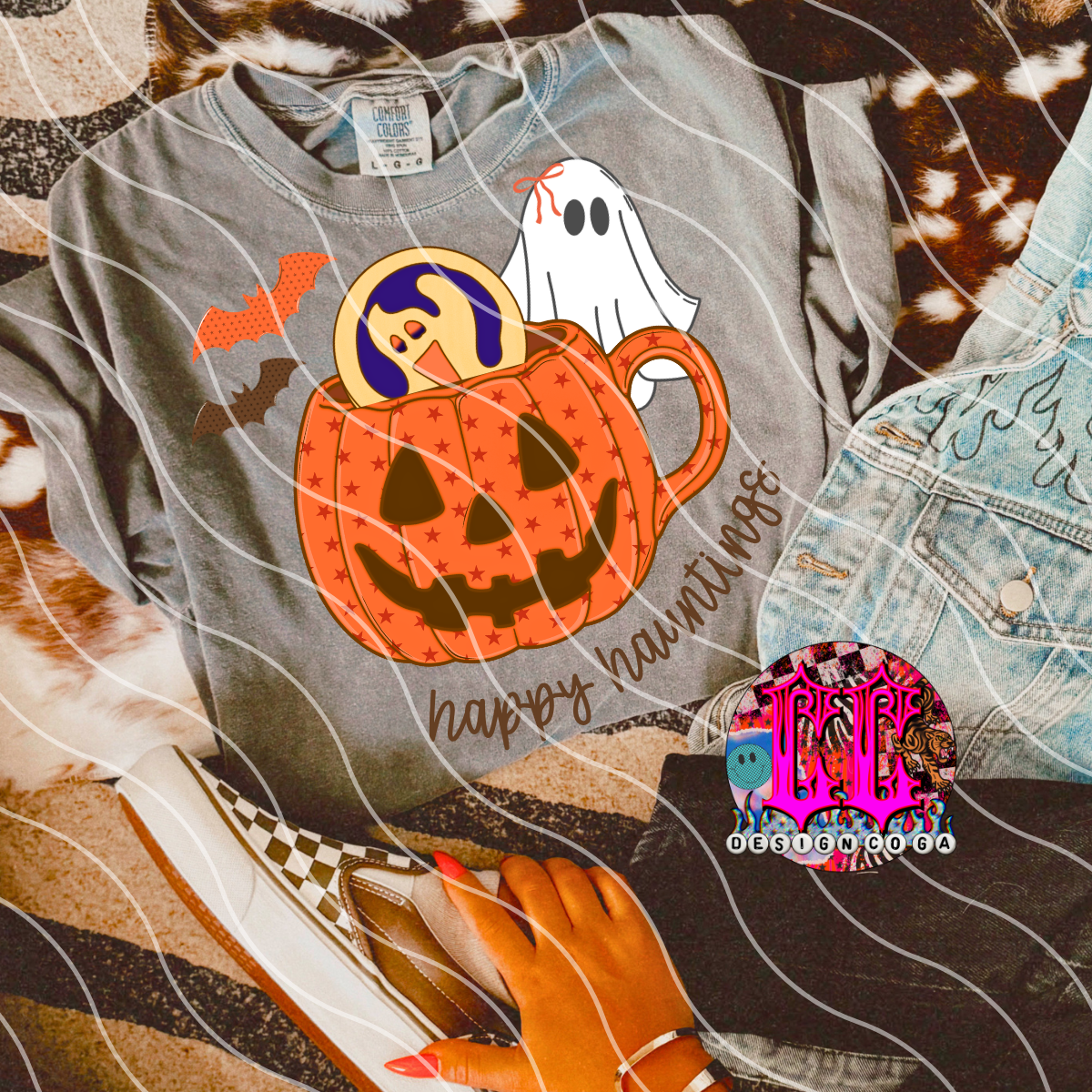 HAPPY HAUNTINGS PNG DIGITAL DOWNLOAD