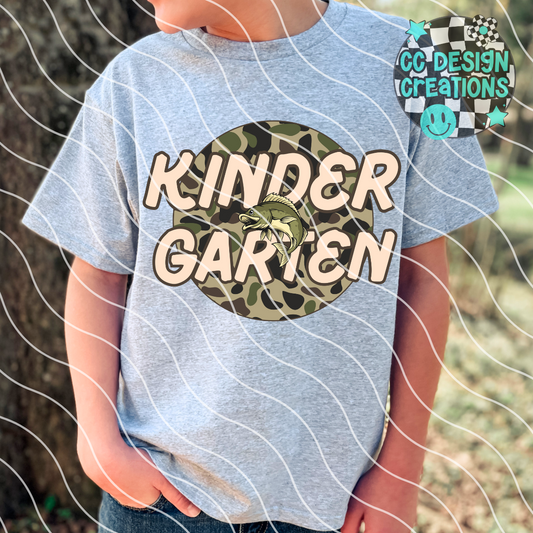 Camo BTS Kindergarten PNG Digital Download