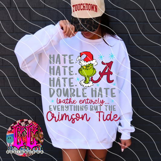 ALA DOUBLE HATE FOOTBALL PNG DIGITAL DOWNLOAD