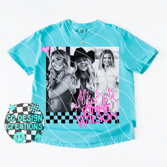 Anne Neon Summer Music PNG Digital Download