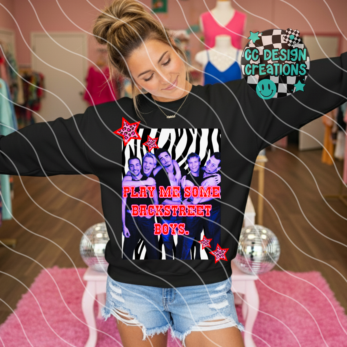 Play Me Some Backstreet Boys PNG Digital Download