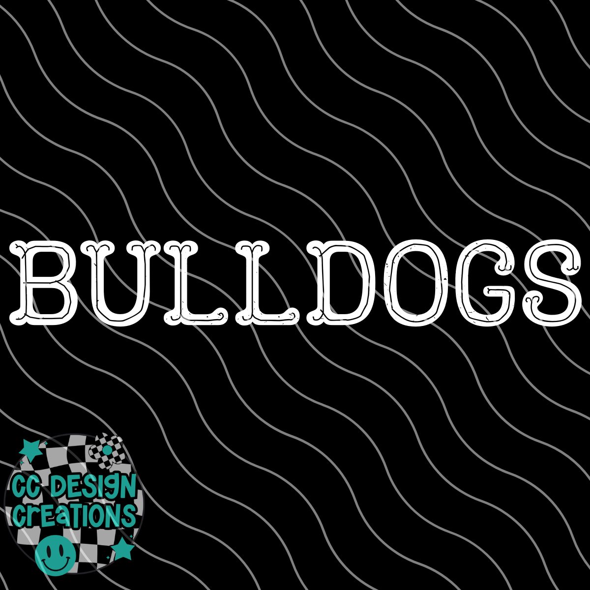 Bulldogs Western PNG Digital Download