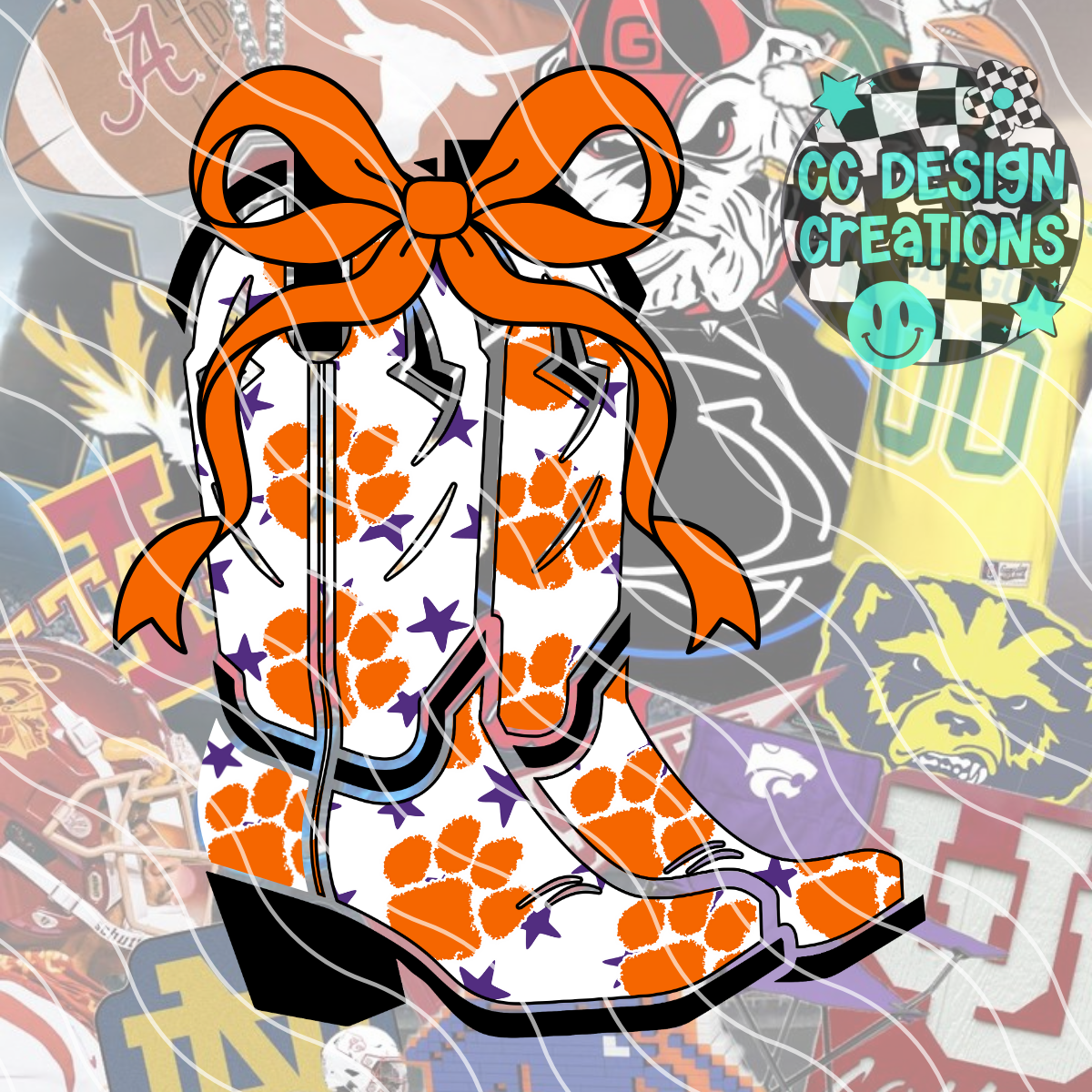 Clem Tigers Cowgirl PNG Digital Download