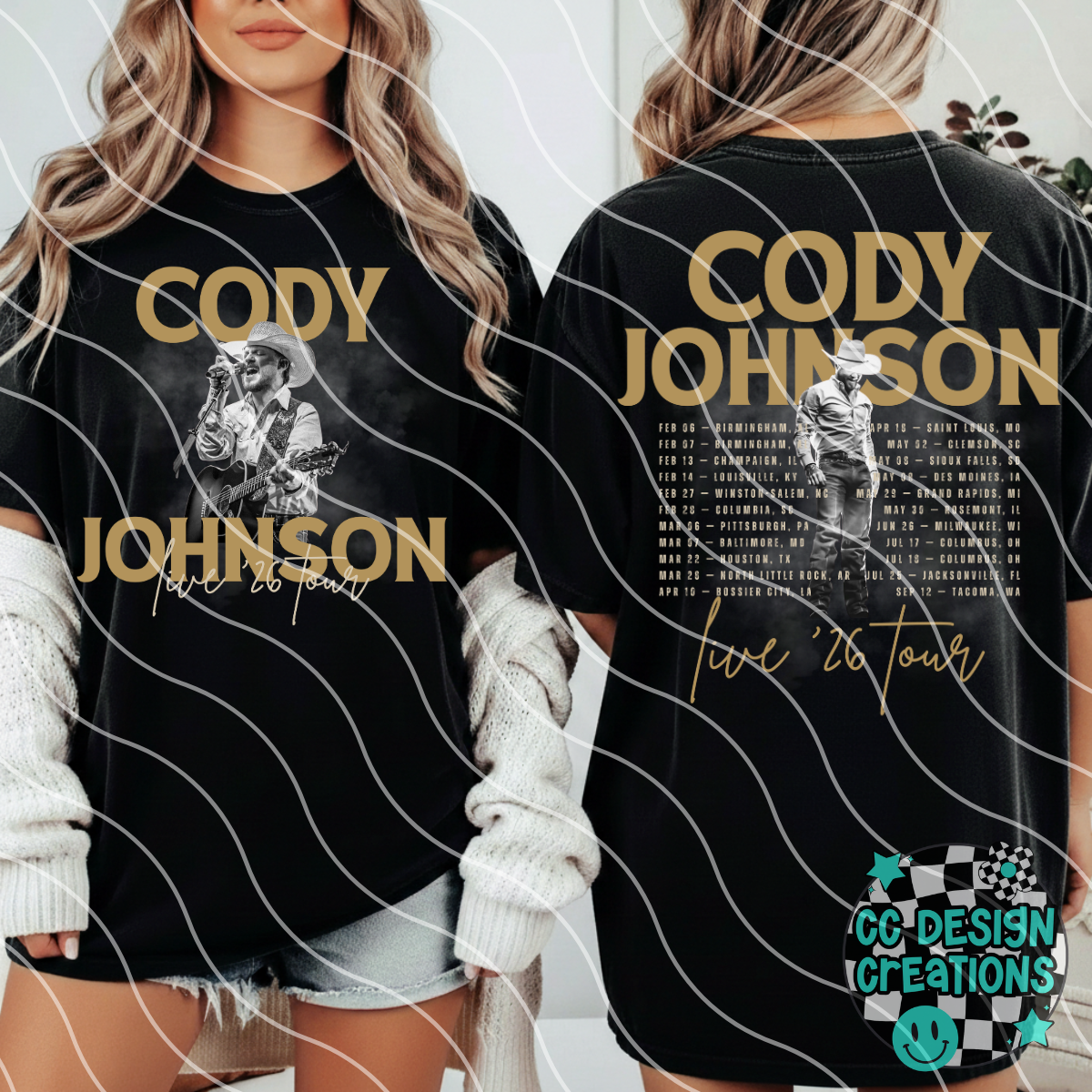 CoJo Live Tour 2026 PNG Digital Download