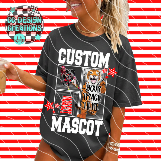 CUSTOM FOOTBALL COLLAGE PNG DIGITAL DOWNLOAD (WHITE + BLACK INCLUDED)